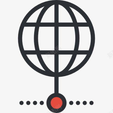 网格全球图标图标