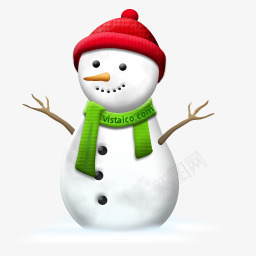 外套雪人可爱的雪人图标图标