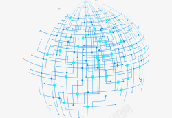 矢量科技线路全球科技线路网创意高清图片
