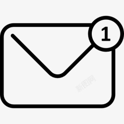 电子邮件收件箱收件箱的电子邮件图标高清图片
