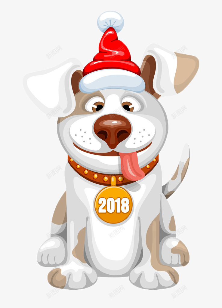 2018卡通狗png免抠素材_88icon https://88icon.com 2018年会 2018狗年 卡通狗 新年快乐 春节 狗年吉祥 狗年大吉 狗年年画 狗年插画