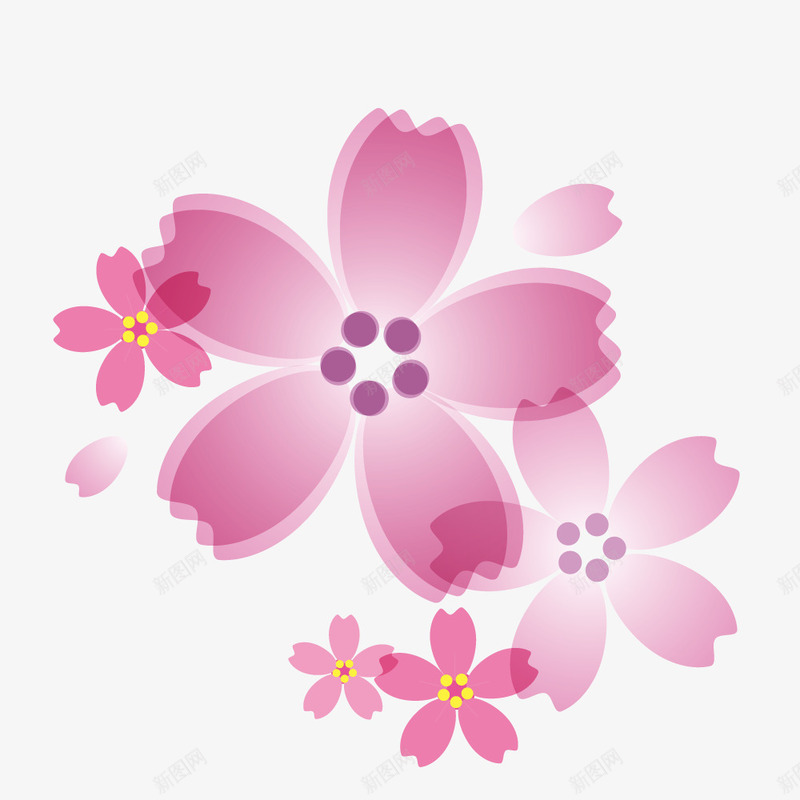 漂浮的梦幻紫色花朵png免抠素材_88icon https://88icon.com 梦幻 漂亮的 漂浮 紫色花朵 美丽的 花瓣 装饰