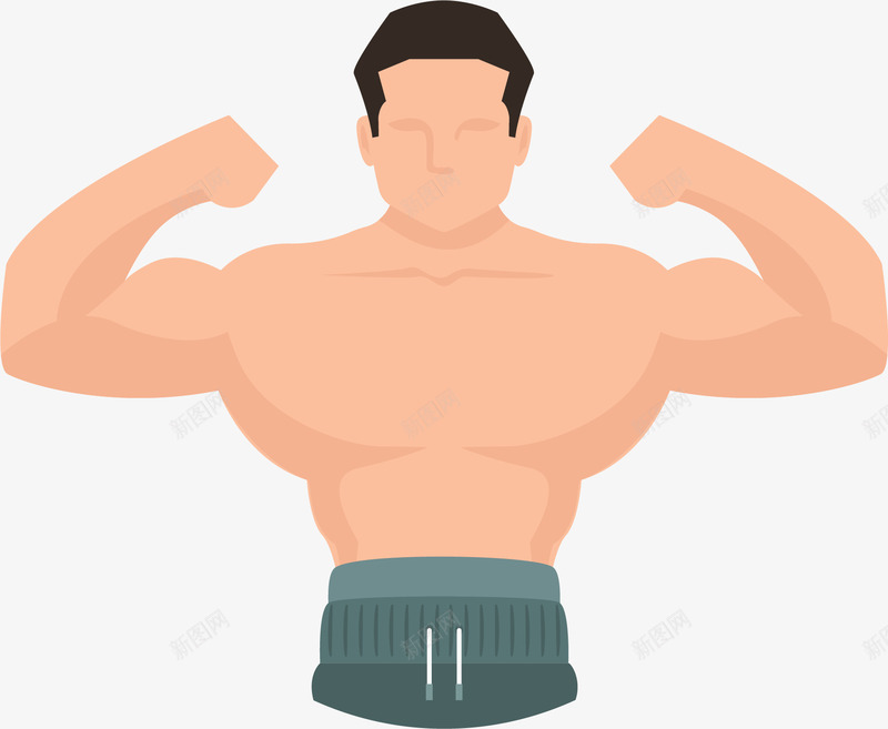 展示肌肉的肌肉男矢量图ai免抠素材_88icon https://88icon.com 健身 健身教练 展示肌肉 强壮肌肉男 教练老师 矢量png 矢量图 肌肉 肌肉男
