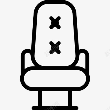 剧院椅子图标图标