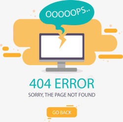 错误404创意科技404页面插画UI矢量图高清图片