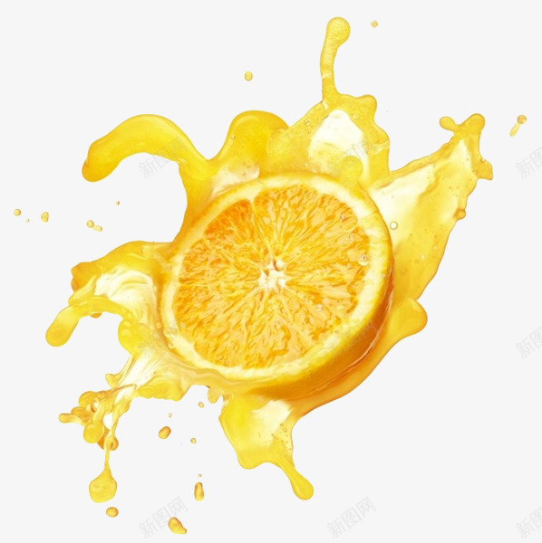 新鲜美味的橙汁png免抠素材_88icon https://88icon.com 可口 新鲜 果汁 橙汁 美味 飞溅 飞溅的橙汁 香滑 鲜橙汁
