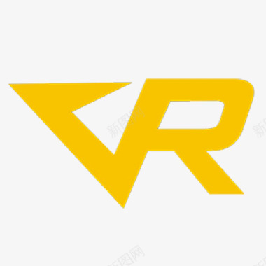 VRVR黄色图标科技图标