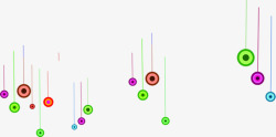 电商漂浮装饰圆点卡通素材