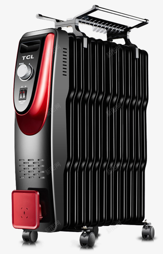 冬季电油汀取暖器电器png免抠素材_88icon https://88icon.com 冬季 冬季取暖器 取暖器 电器 电油汀 移动电器 落地 黑色