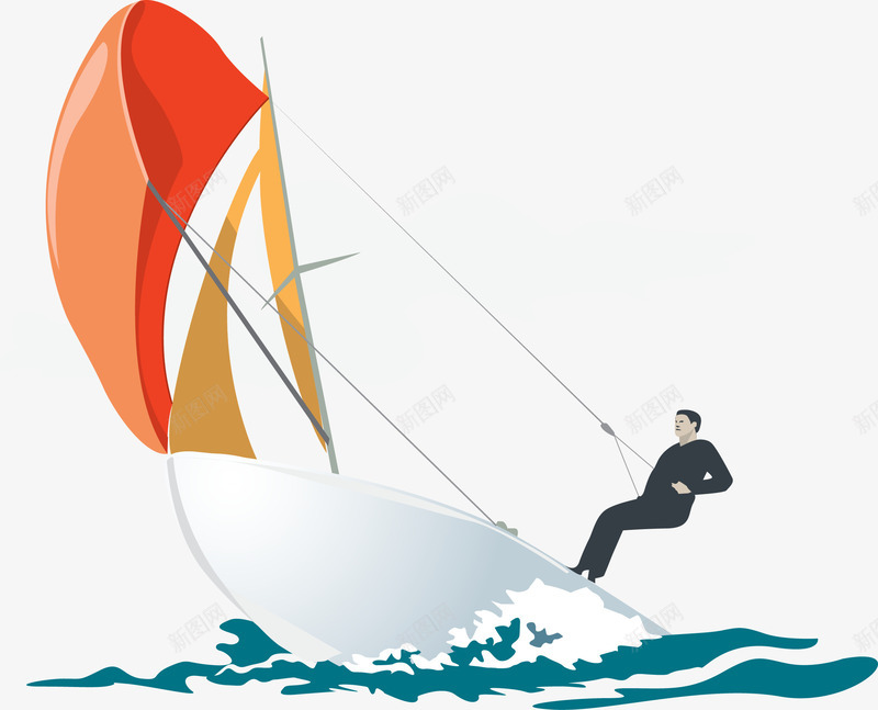 帆船运动员游艇png免抠素材_88icon https://88icon.com 帆船 帆船运动员 帆船运动员矢量 游艇矢量