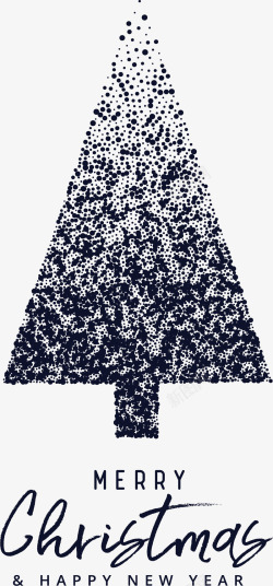 颗粒拼图圣诞节颗粒拼图圣诞树矢量图高清图片