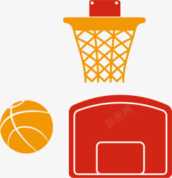 篮球运动场素材