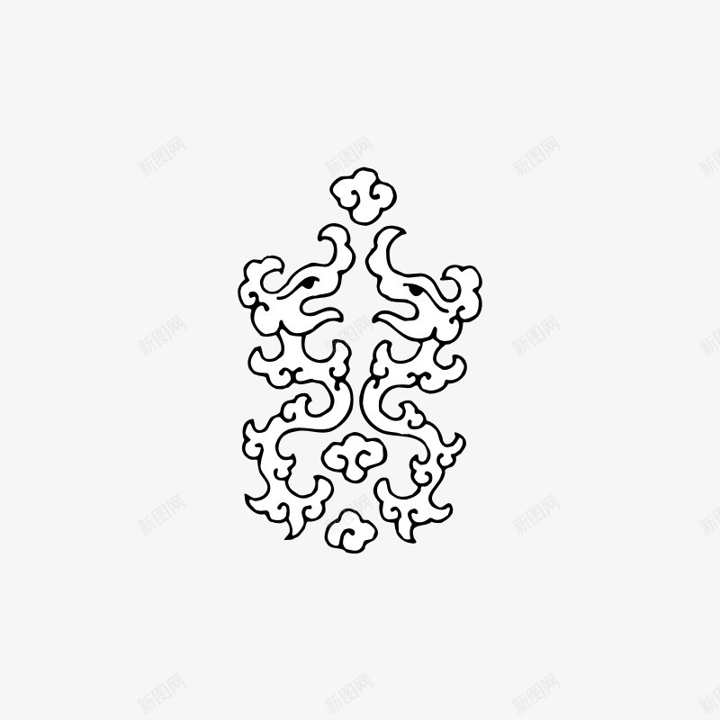 经典民族传统装饰图案纹路画psd免抠素材_88icon https://88icon.com 装饰图案