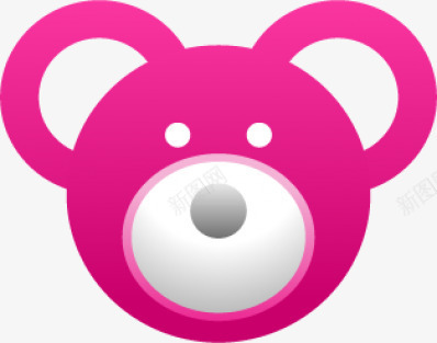粉红色的熊婴儿Janababyicons图标图标