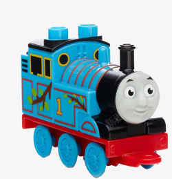 蓝色火车模型素材