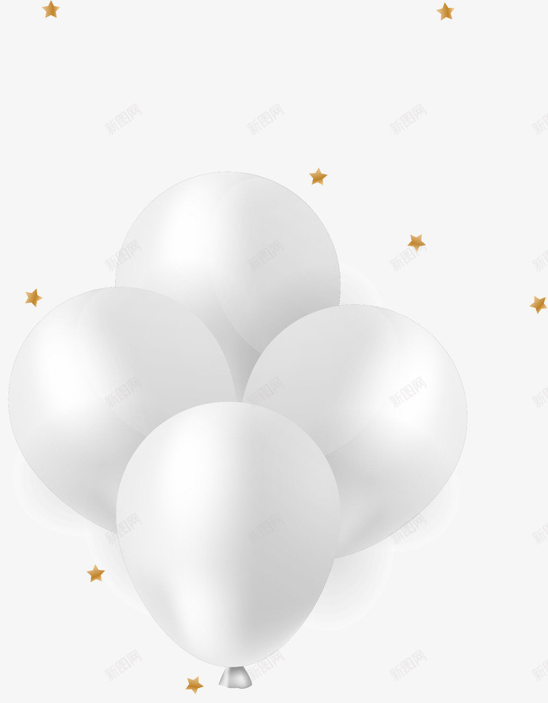 儿童节漂浮的白色气球png免抠素材_88icon https://88icon.com 一串气球 儿童节 升空 漂浮的气球 白色气球 童趣