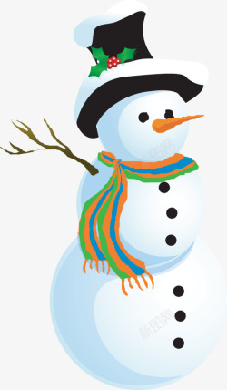 卡通创意雪人装饰素材