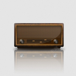 木质收音机仿古收音机PSD高清图片