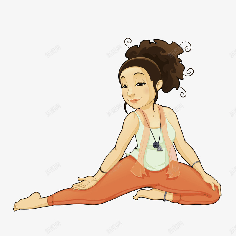 健身操减肥女士劈叉矢量图ai免抠素材_88icon https://88icon.com 健身操 减肥 劈叉 女士 矢量图