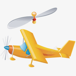 艺术儿童玩具飞机素材