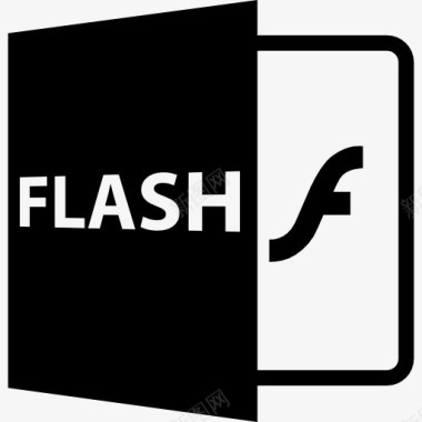 打开看书Flash开放文件格式图标图标