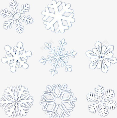 白色的雪花png免抠素材_88icon https://88icon.com 3D雪花 冬天雪花图 立体雪花 设计图