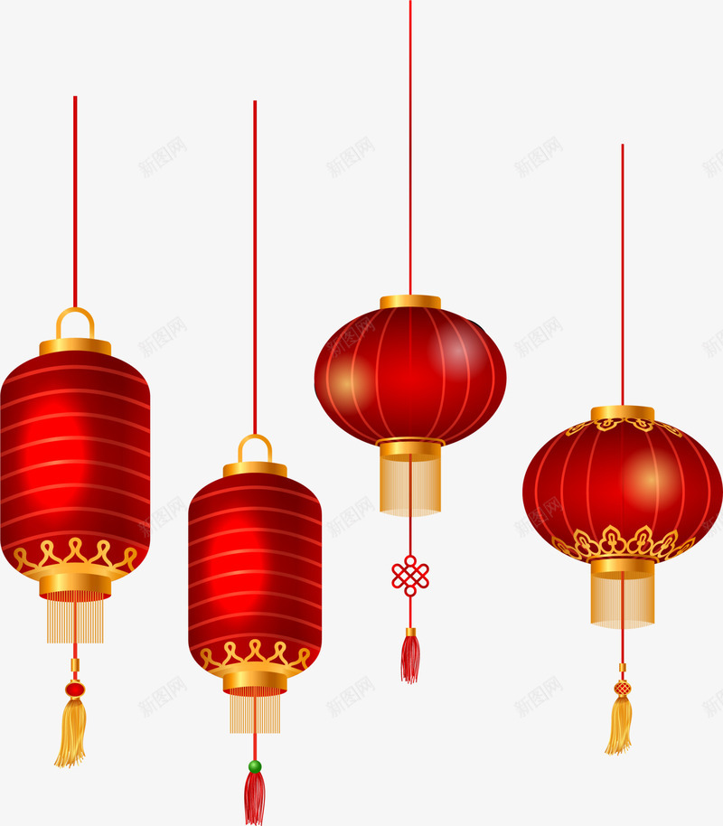 新春各式灯笼挂饰png免抠素材_88icon https://88icon.com 各式灯笼 喜庆 新年灯笼 新春灯笼 春节灯笼 灯笼挂饰