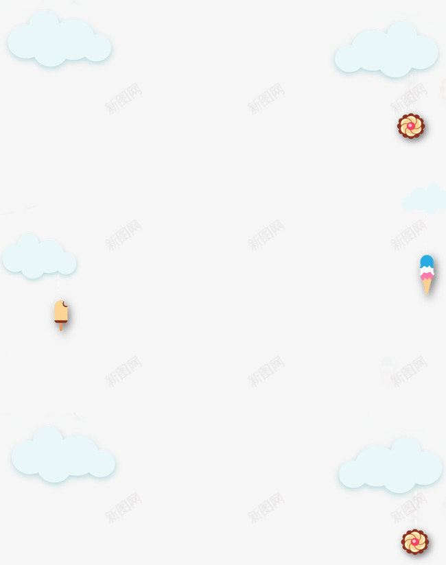 创意云彩png免抠素材_88icon https://88icon.com 创意云彩 卡通 母婴用品促销装饰 漂浮的创意云彩 白云