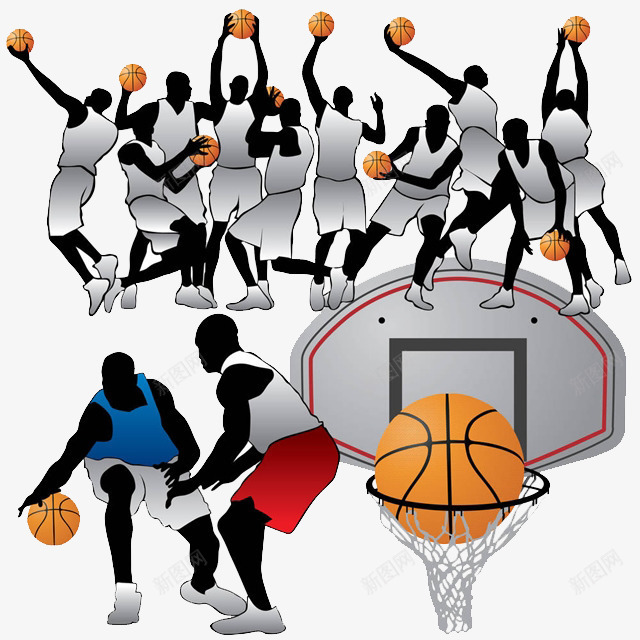 男人之间打篮球的较量png免抠素材_88icon https://88icon.com basketball 打篮球 比赛 篮球 篮球社 运动