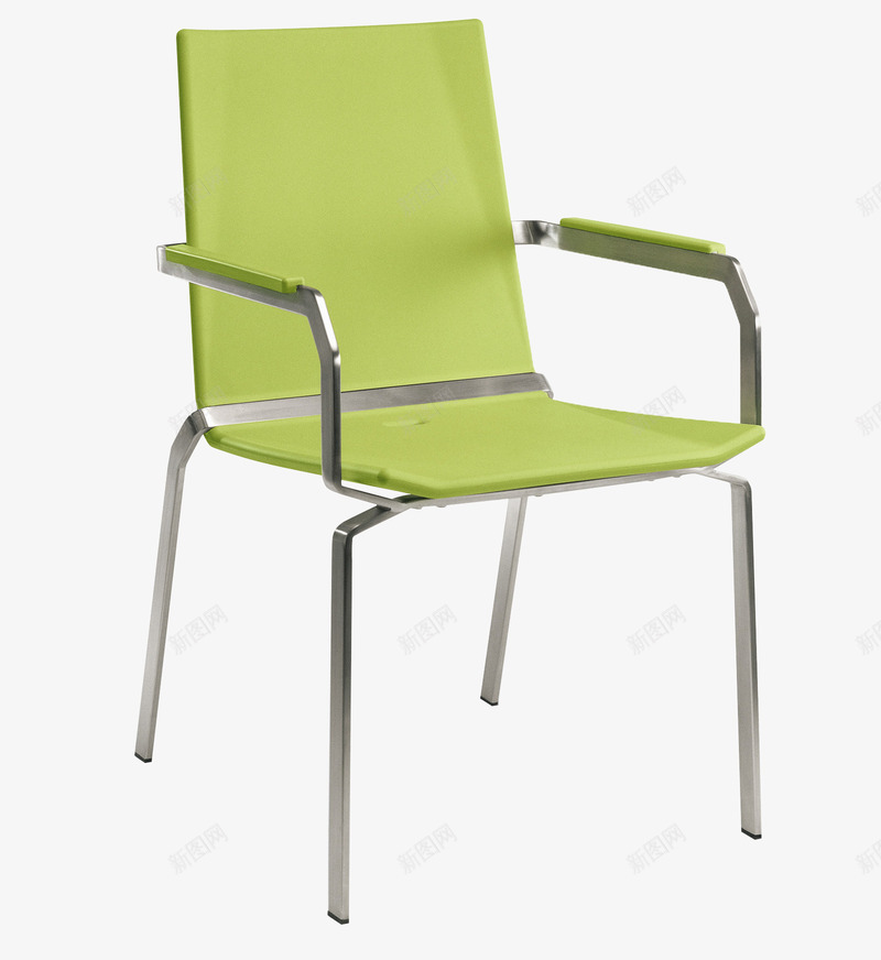 绿色塑料不锈钢椅子png免抠素材_88icon https://88icon.com 不锈钢 坐位 坐席 座位 椅子 绿色塑料