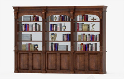 欧式卧室家具创意木质书架素材