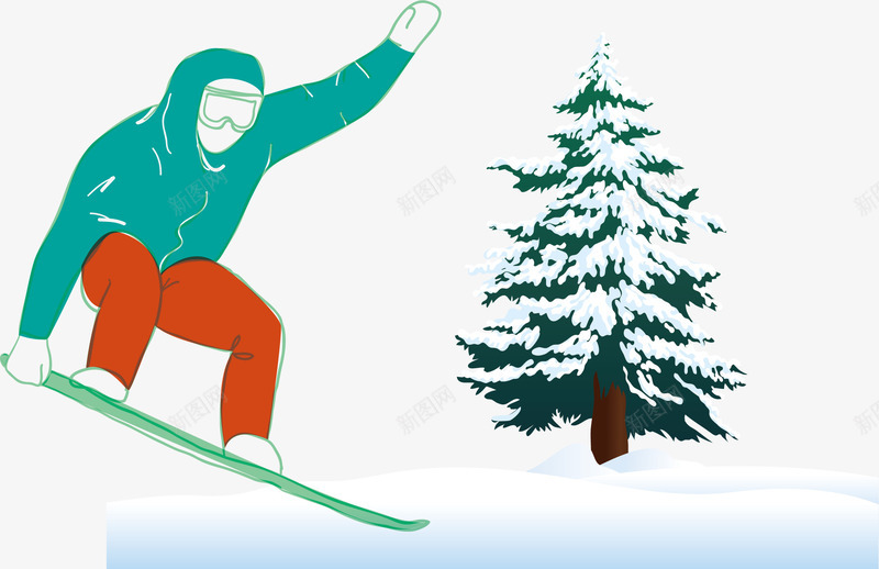 滑雪冬季雪天png免抠素材_88icon https://88icon.com 冬季 冬季滑雪 冰雪乐园元素 滑雪 矢量冰雪乐园 雪天