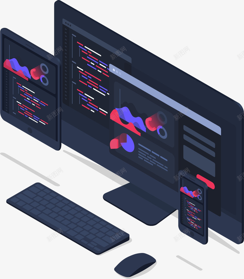 创意25D商务办公插画矢量图ai免抠素材_88icon https://88icon.com UI网页设计 办公UI 办公扁平插画 办公环境 卡通矢量UI办公插画 商务办公 矢量图