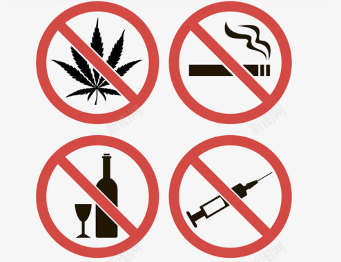 禁止吸烟矢量禁止图标图标