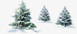 圣诞树装饰美景冬日素材
