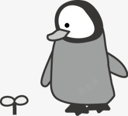 可爱乖巧卡通企鹅素材