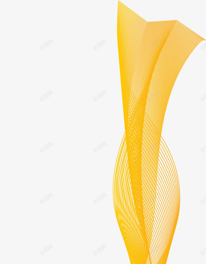黄色科技条纹png免抠素材_88icon https://88icon.com 几何线条 土黄色 抽象条纹 科技条纹