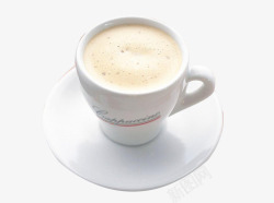 白色奶泡热奶茶冬日热饮素材
