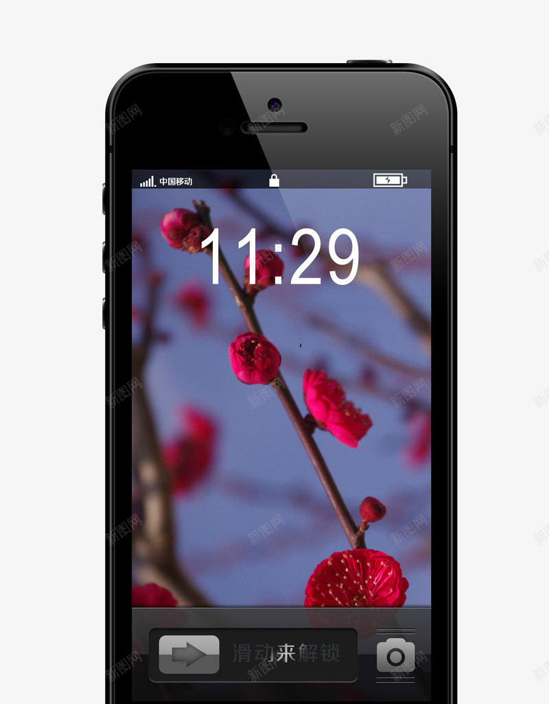 手机解锁待机界面png免抠素材_88icon https://88icon.com UI 手机界面 手机解锁 滑动解锁 移动UI设计 高光