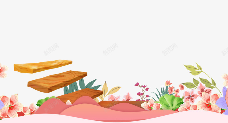 手绘花丛母亲节快乐psd免抠素材_88icon https://88icon.com 感怀母恩 感恩母亲节 手绘 植物 母亲节 母亲节大促销 母女 爱在母亲节 爱的盛惠 花朵