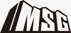 IMSG黑色立体字标志素材