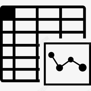 图形表格排版电子表格图标图标