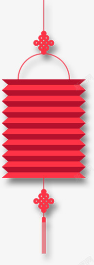折叠灯笼图片红色中国风灯笼挂饰高清图片