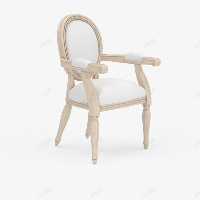 时尚大气椅子png免抠素材_88icon https://88icon.com 典雅椅子 椅子图片 白色椅子 高贵