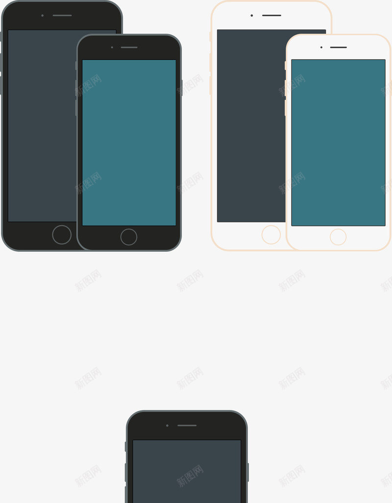 扁平手机png免抠素材_88icon https://88icon.com iphone6s 扁平手机 爱疯6S 苹果手机