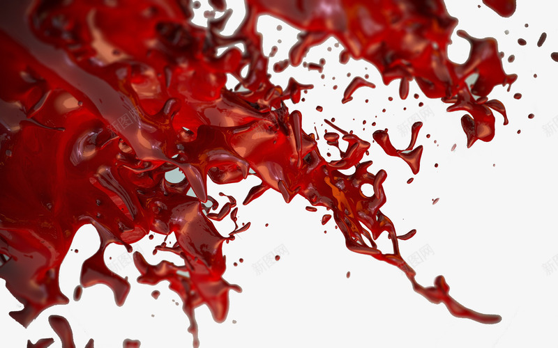 流动的血液png免抠素材_88icon https://88icon.com 3D 素材 血 血液 设计