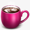 咖啡杯粉红色的coffeecupicons图标图标