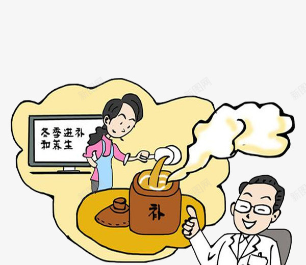 冬季养生png免抠素材_88icon https://88icon.com 冬季 汤 绘画 美食 进补 食物