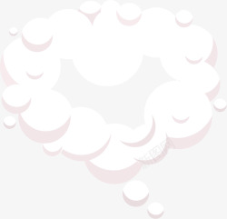 思想考虑白色清新漂浮云朵高清图片