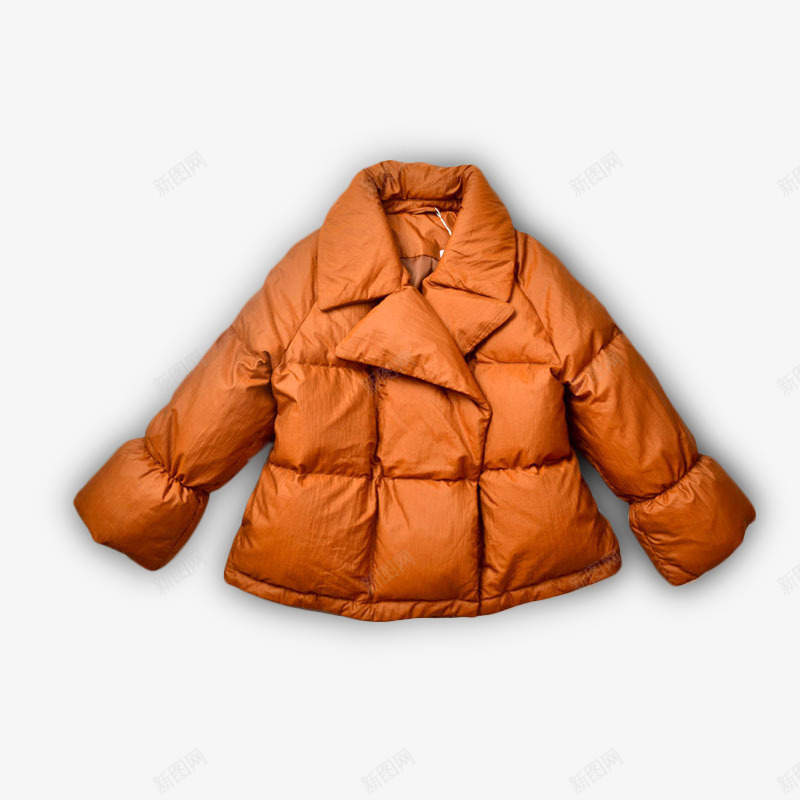 轻薄女士上衣png免抠素材_88icon https://88icon.com 产品实物 羽绒服 黄色外套